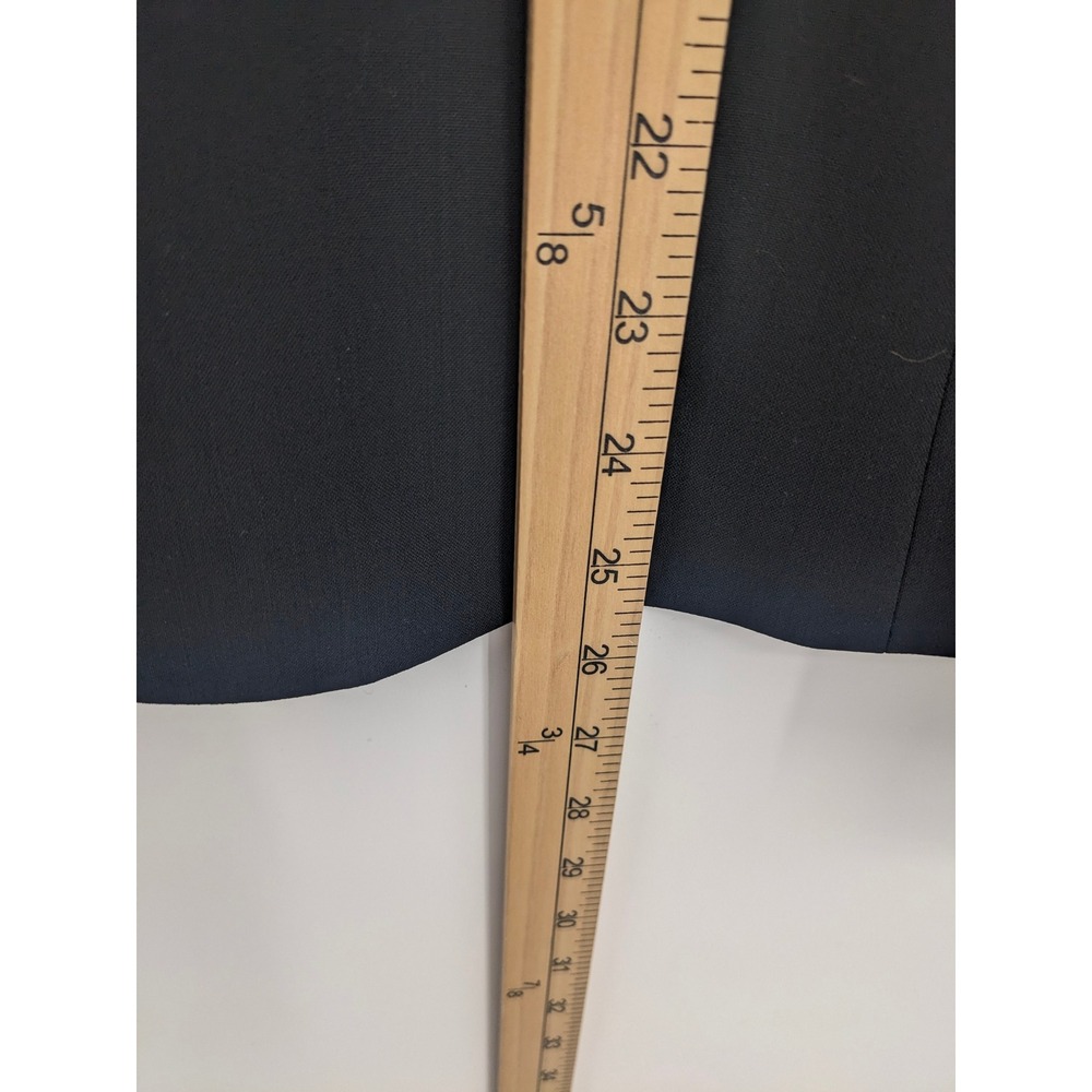 J.Crew Bi Stretch Wool Blend Blazer Womens 6 Black Jacket Corpcore Office Career - Picture 8 of 8